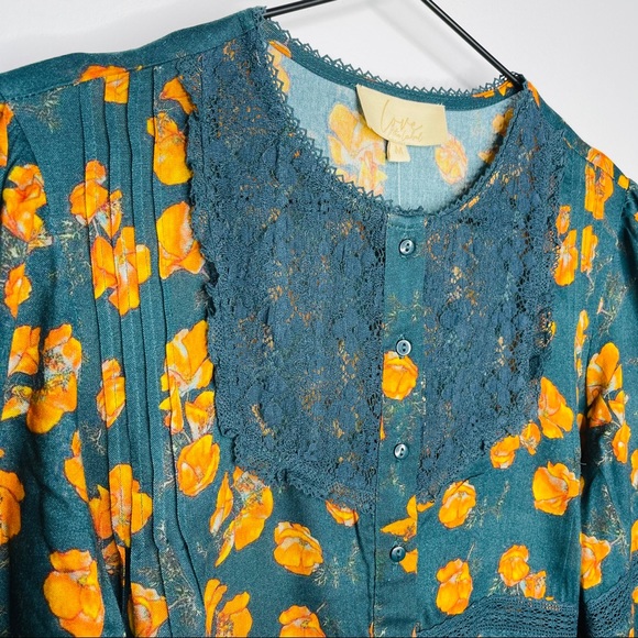 NWT Love the Label - Soraya Buttondown Blouse Top M - Picture 5 of 12